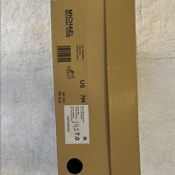 Michael Kors Pink and Rose Gold Sneakers with Modern Silhouette size 7 - Picture 14 of 14